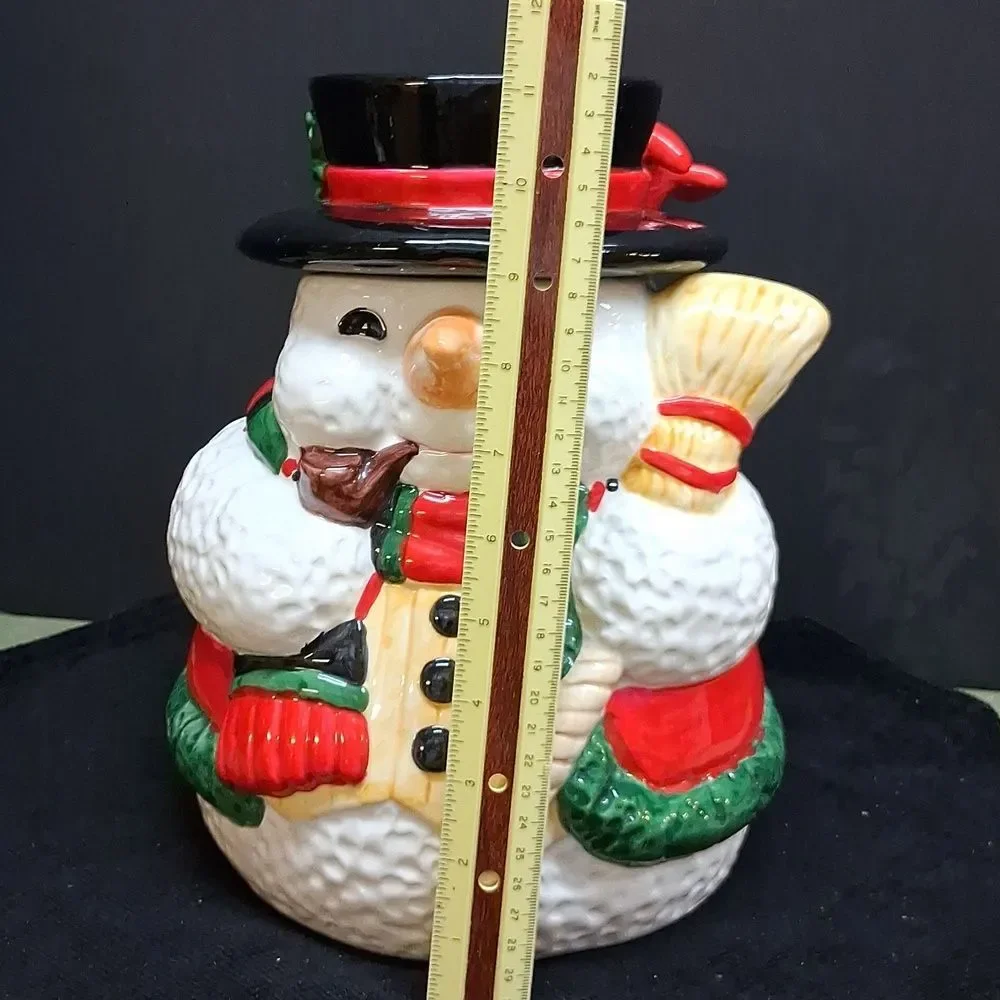 Snowman Cookie Jar./snack jar/treat jar‎